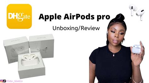 dhgate spreadsheet airpod.